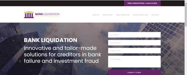 Bankliquidation website